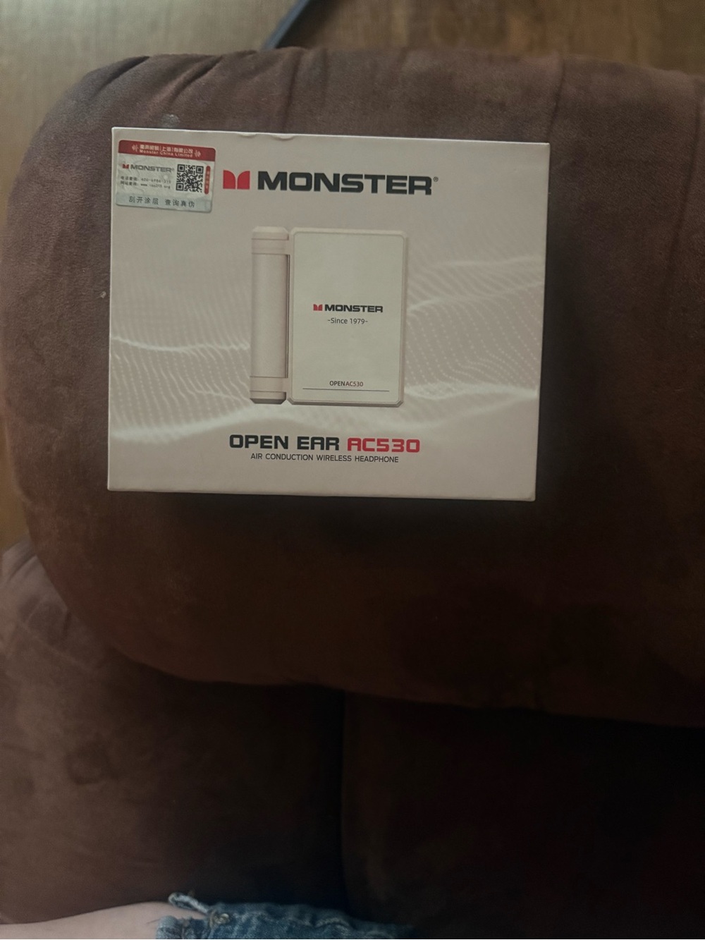Open Ear AC530 Wireless Over-Ear Headphones - White